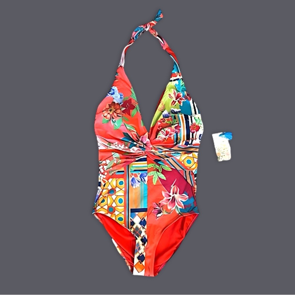 Johnny Was Color Twist One Piece Swimsuit - Picture 5 of 16